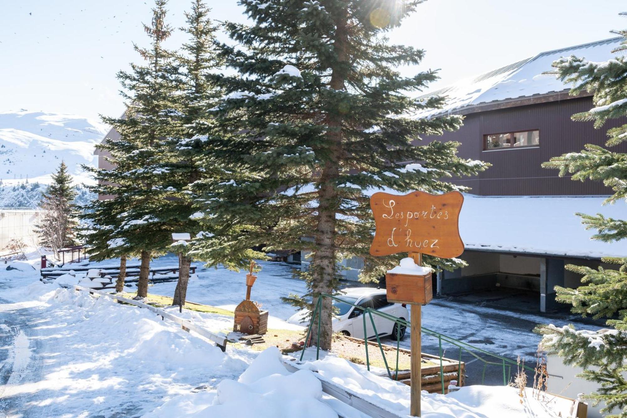 Appartement Confortable A L'Alpe D'Huez De 27 M² Avec Vue Montagne מראה חיצוני תמונה