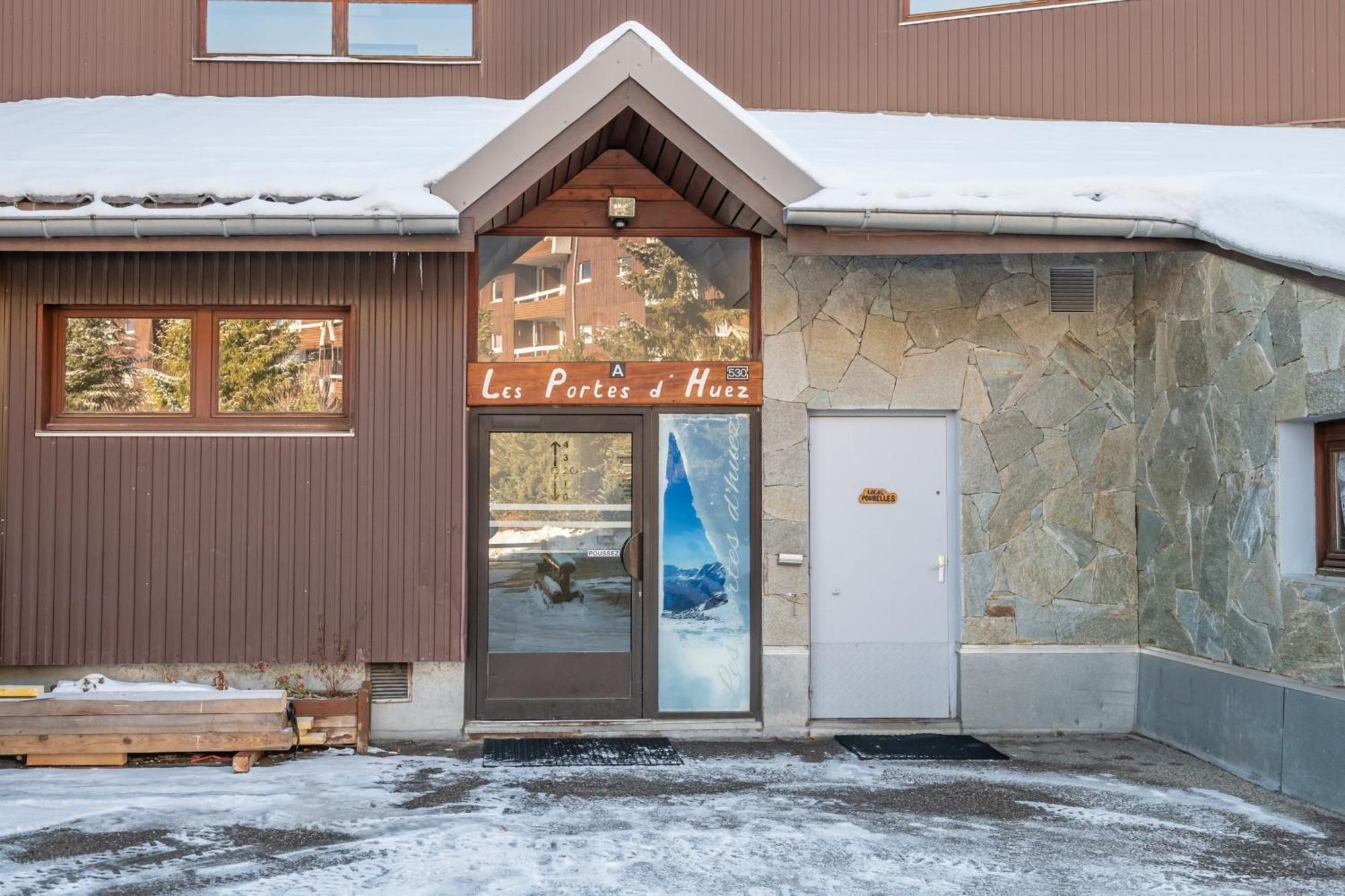 Appartement Confortable A L'Alpe D'Huez De 27 M² Avec Vue Montagne מראה חיצוני תמונה